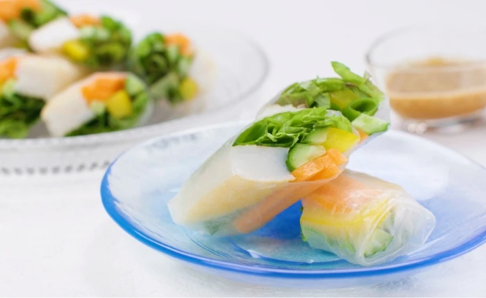 季節野菜の白謙包み